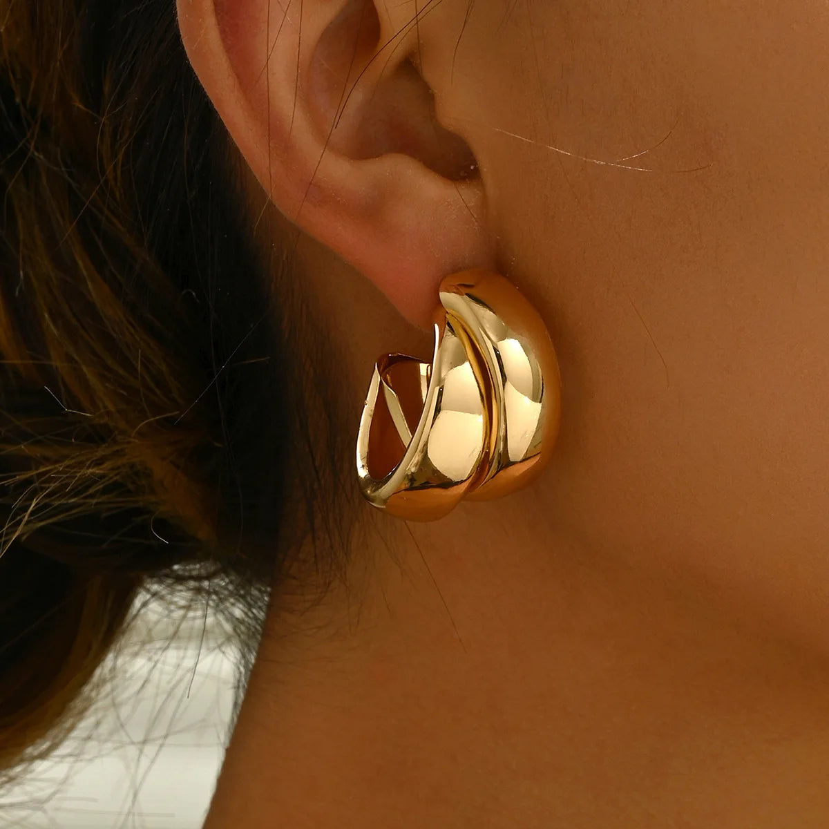 Boucles d'oreilles Chunky Hoop